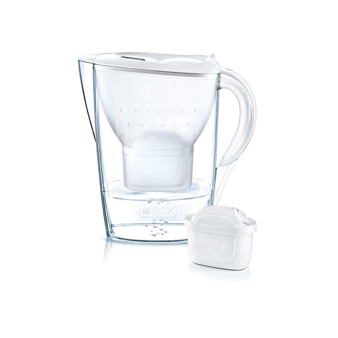 Producto BRITA Marella blanca Pack Ahorro – Jarra de Agua Filtrada con 12 cartuchos MAXTRA