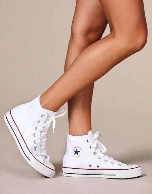 All Star cano alto brancos
