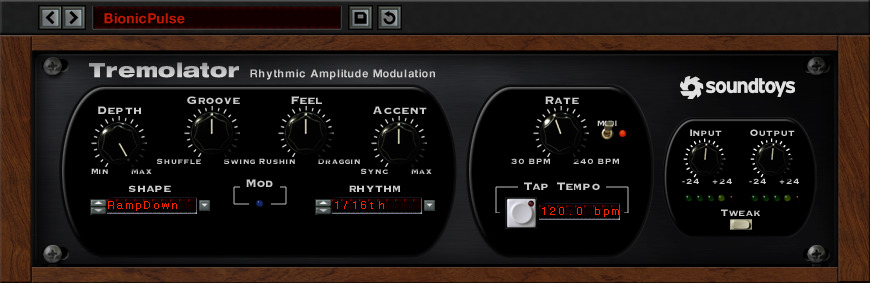 Producto Tremolator SoundToys