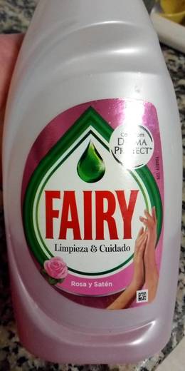 Fairy Limpieza&Cuidado Rosa y Satén Protege Dermis Líquido