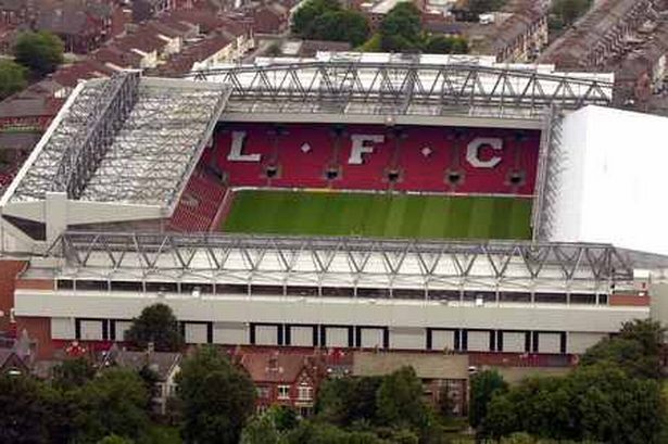 Lugares Anfield football club