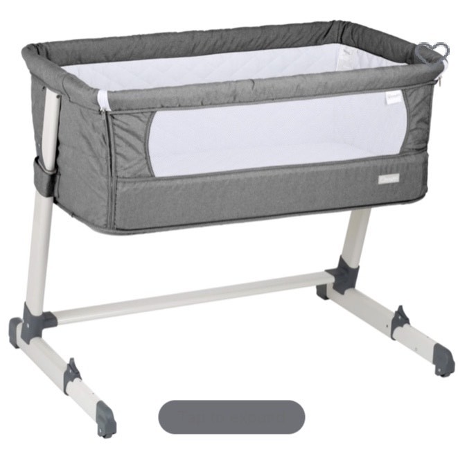 Moda BabyGo bedside co-sleeper together 