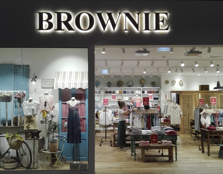 Brownie loja de roupa