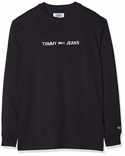 Tommy Jeans TJM Longsleeve Small Logo tee Camisa Deportiva,