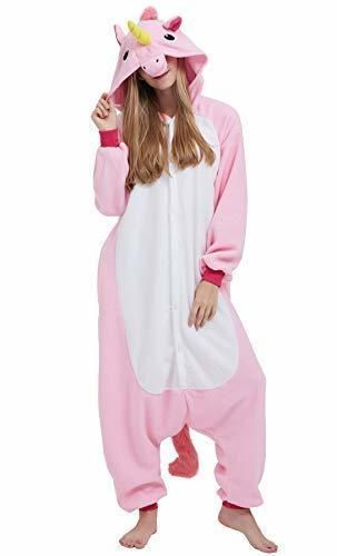 Kigurumi Pijama Animal Entero Unisex para Adultos con Capucha Cosplay Pyjamas Unicornio