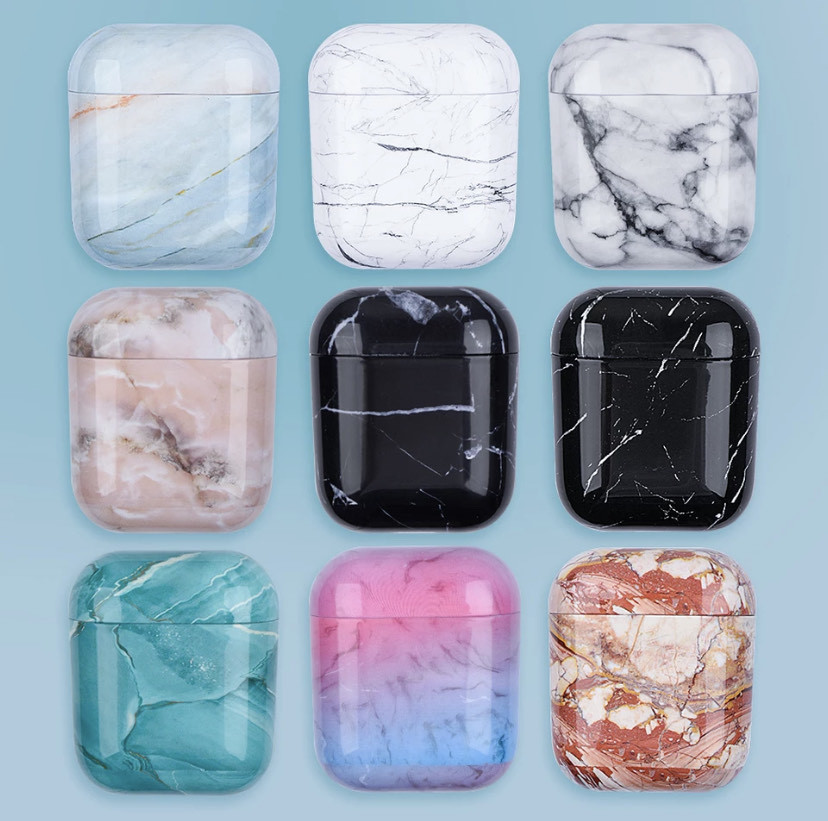 Social Funda mármol airpods 