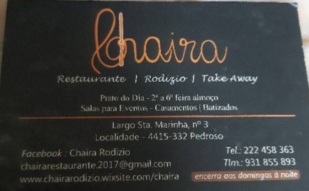 Restaurants Restaurante Chaira