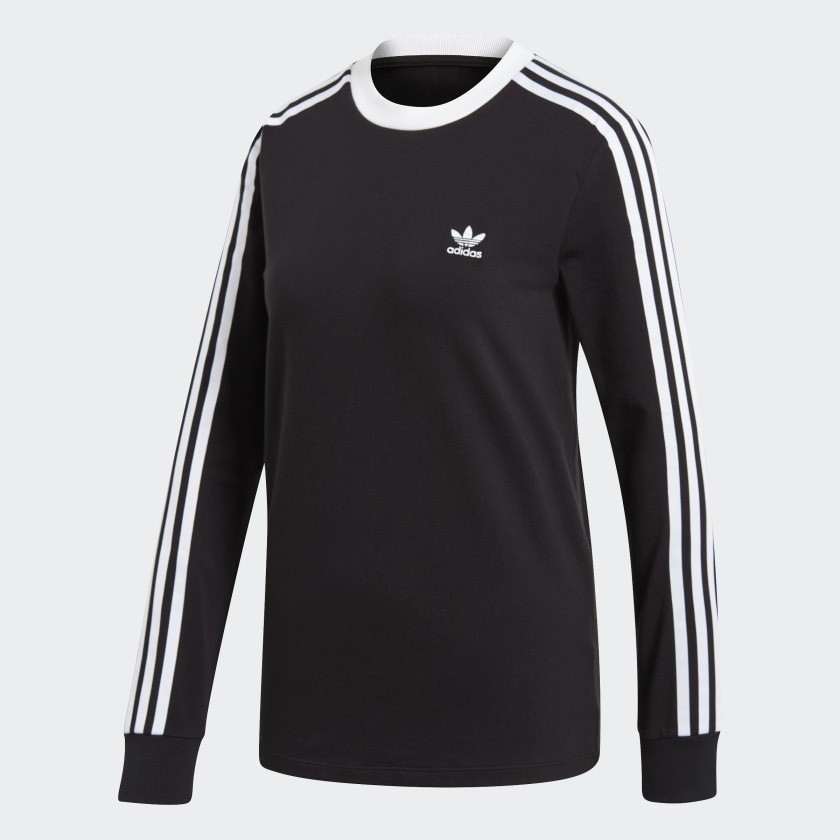 Social Camiseta 3-Stripes - Preto adidas | adidas Brasil