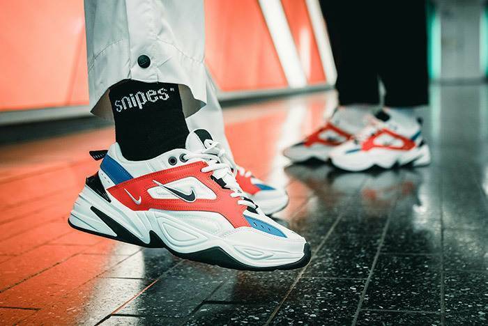 Fashion 💙 Nike M2K Tekno 🧡