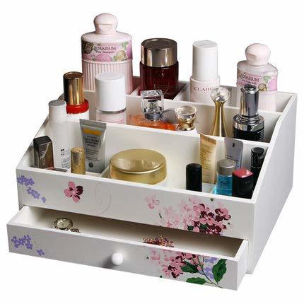 Social Large Cosmetics Desktop Storage Box Drawer Wool dressages Storage Box Shelf