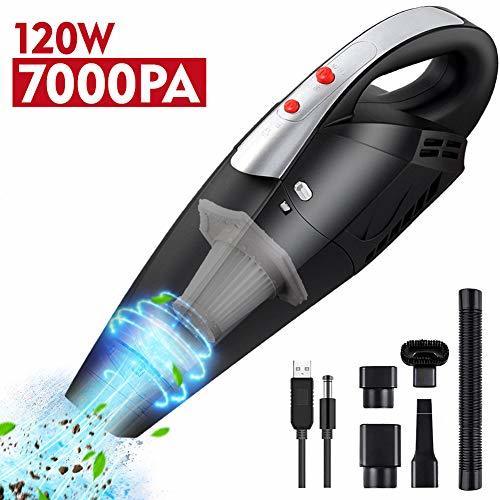 Social NWOUIIAY Aspiradora de Coche Potente Sin Cable Aspiradora Inalámbrico Coche 7000PA con