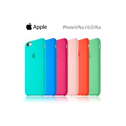 Social Funda Silicona para iPhone 6 y 6s Silicone Case, Textura Suave, Forro