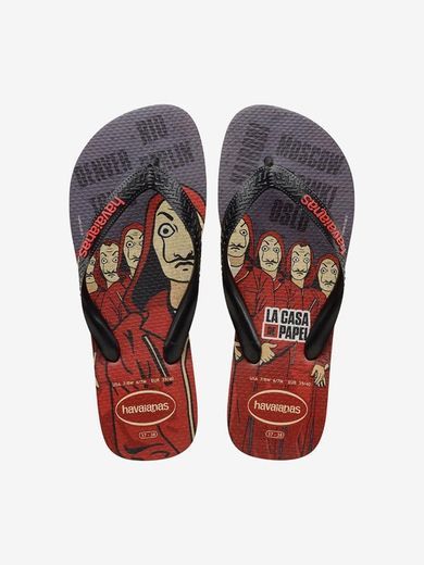 Social Chinelos Havaianas Top La Casa de Papel