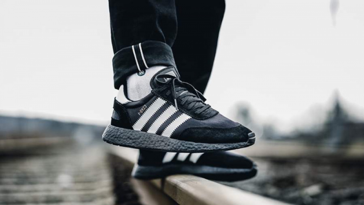 Fashion Adidas I-5923 Black Boost