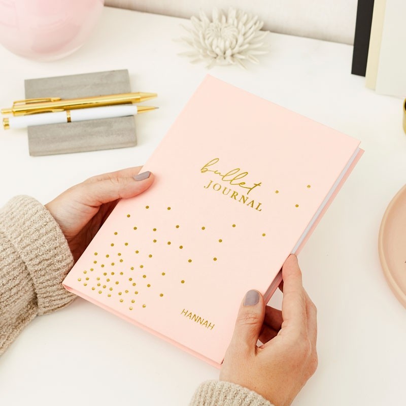 Product Personalised hardback bullet journal