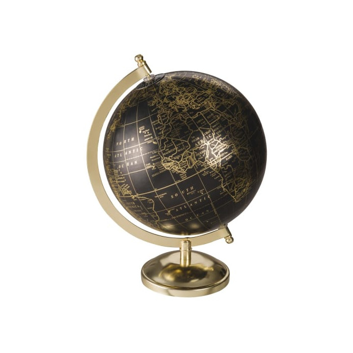 Product Globo terreste preto e dourado