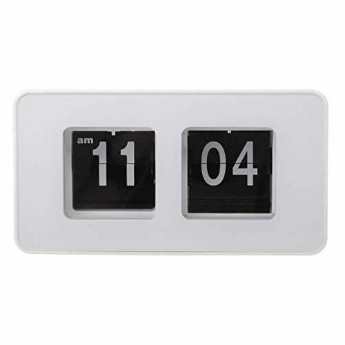 SimpleLife Retro Auto Flip Clock Number Classic Reloj de Pared Moderno y