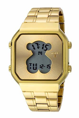 Product Reloj Tous D-Bear SQ de acero IP dorado Ref