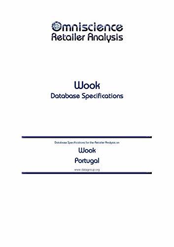 Wook - Portugal: Retailer Analysis Database Specifications
