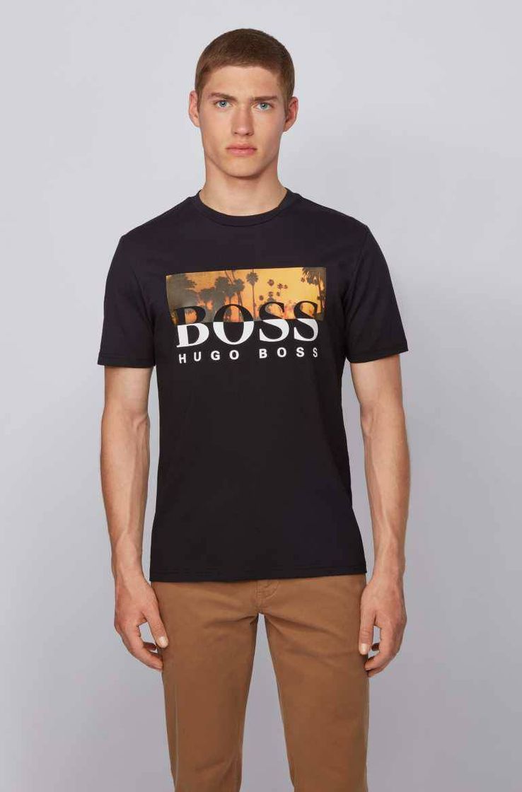 Fashion T-Shirt Hugo Boss Preta