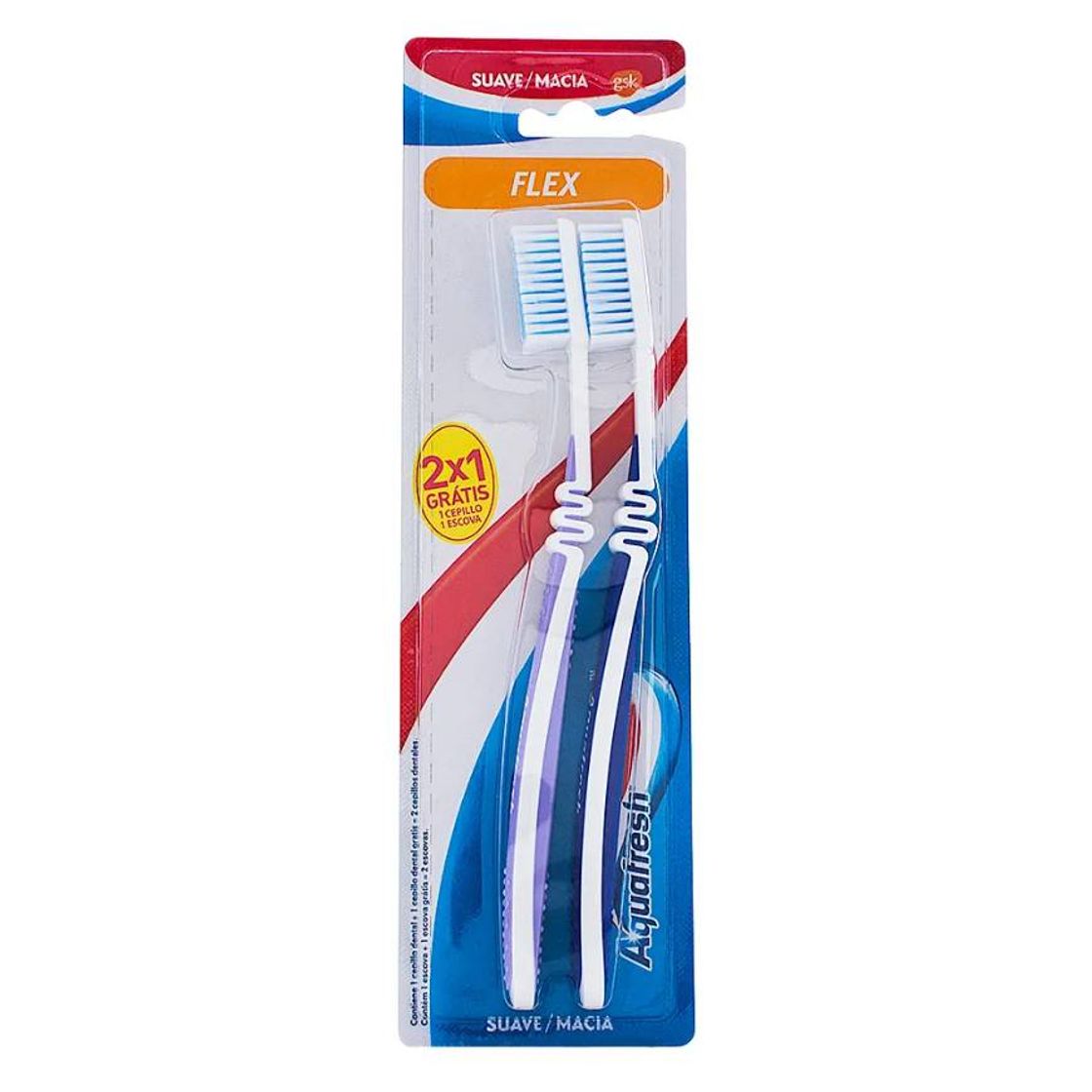 Social Escovas de dentes manuais Aquafresh