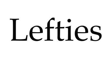 Fashion LEFTIES