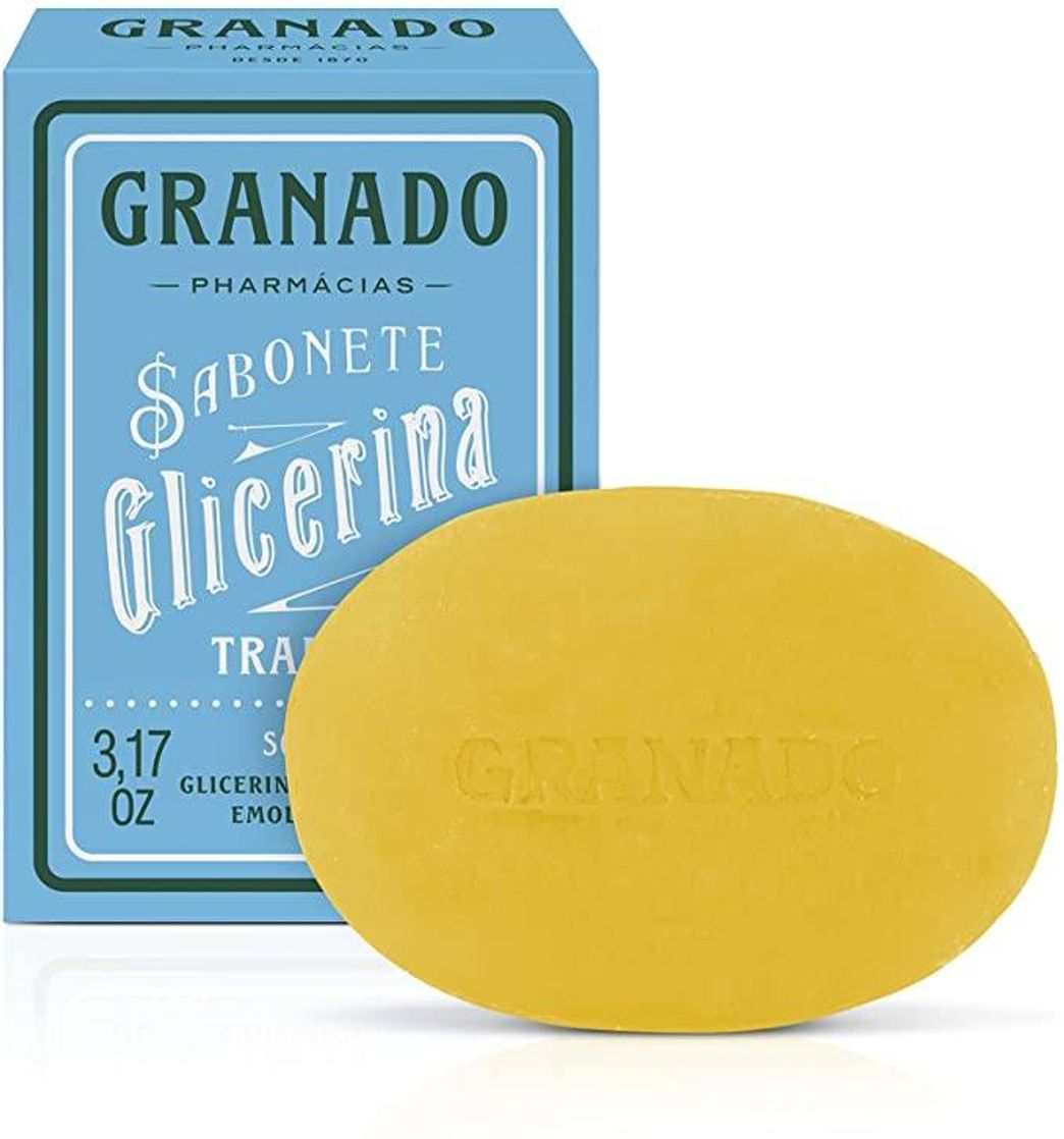 Fashion Sabonete Vegetal de Glicerina Tradicional, Granado, Amarelo, 90g ...