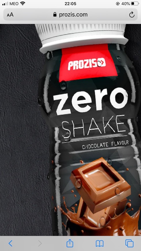 Product Shake Zero Prozis