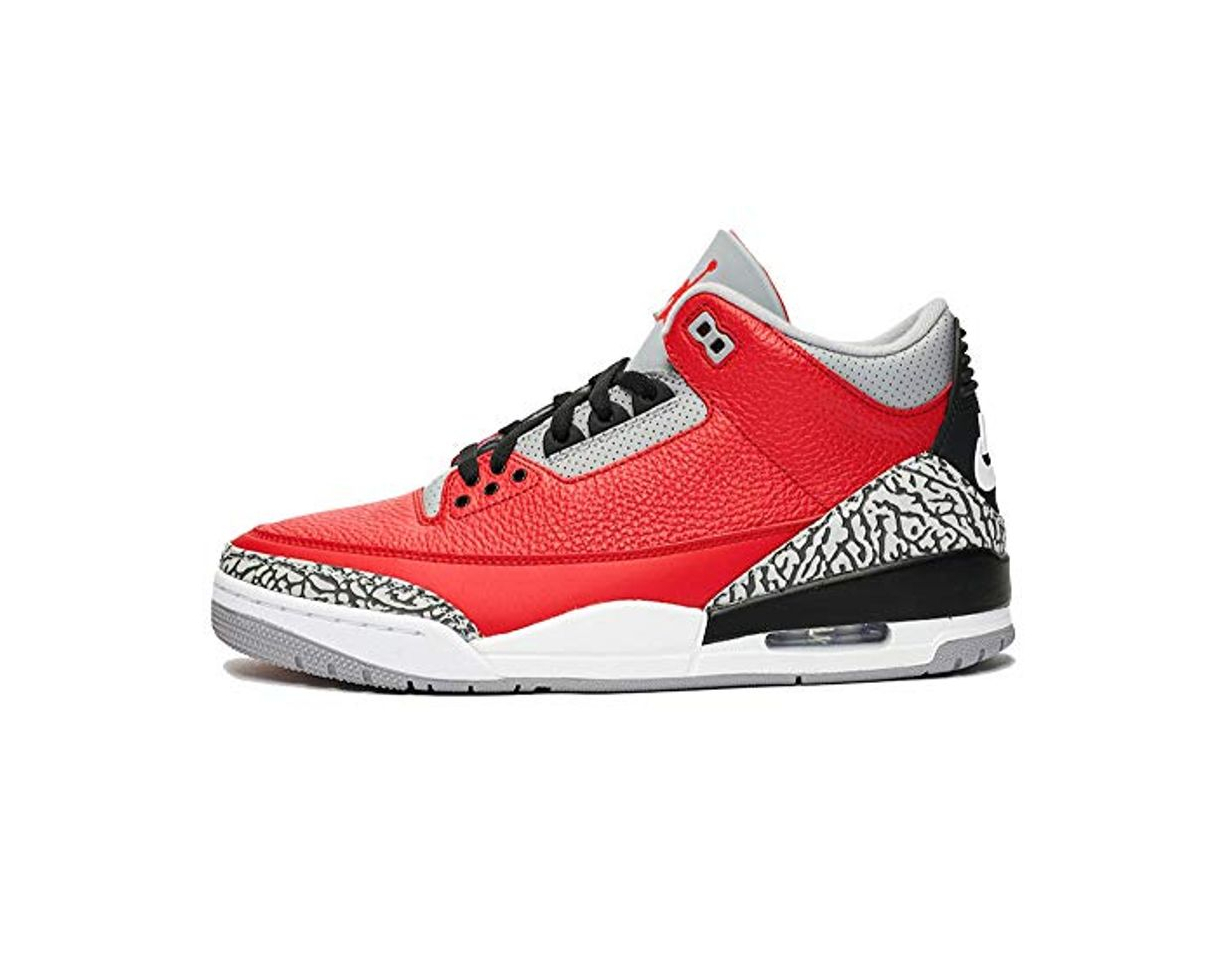 Belleza Jordan Air 3 Retro SE, Basketball Shoe Mens, Rojo Pasión