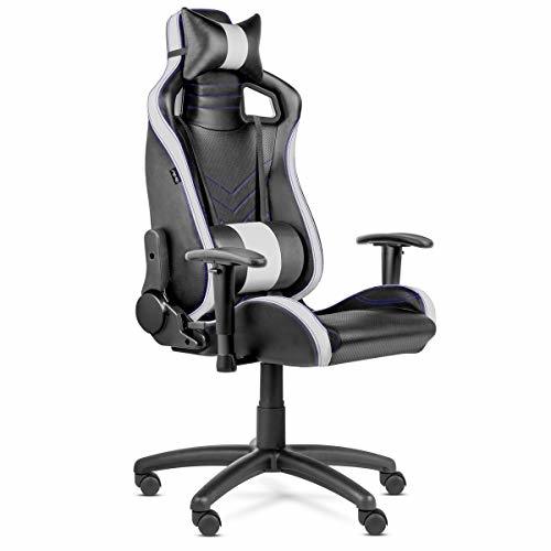 Product GAMING PRO - Silla Gaming Pro blanca con 5 ruedas