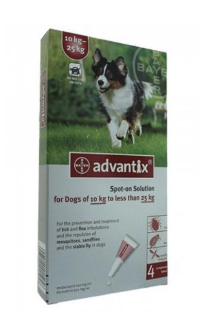 Moda Advantix Desparasitante Pipeta 10-25kg