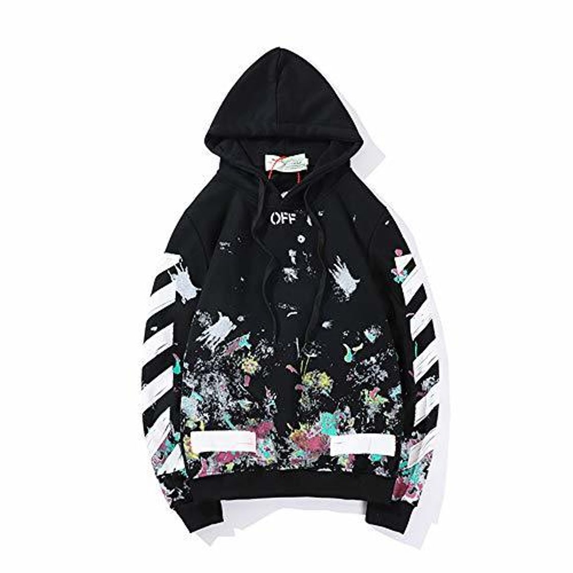 Social roundballs Off Starry Fireworks Arrow Splash Ink Thin Sweater OW Men Women
