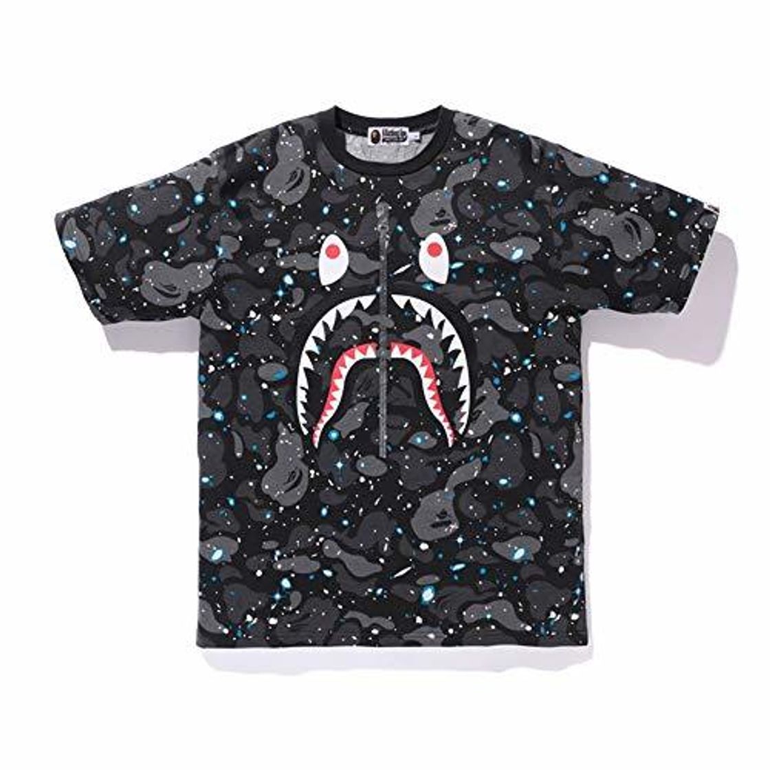 Social Ape Bape Shirts|Bape Camouflage Shark Head Classic Cotton Short Sleeve T Shirt