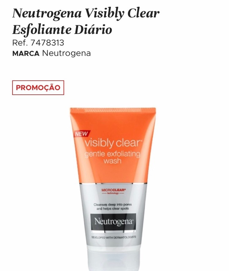 Productos Neutrogena- Esfoliante diário