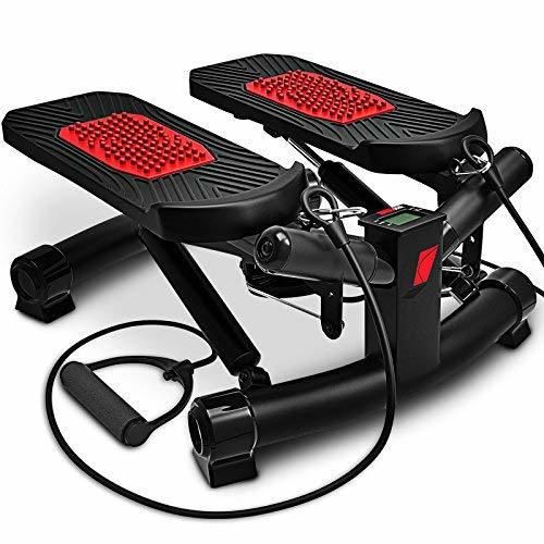 Sportstech Twister Stepper 2 en 1 Cuerdas de Resistencia