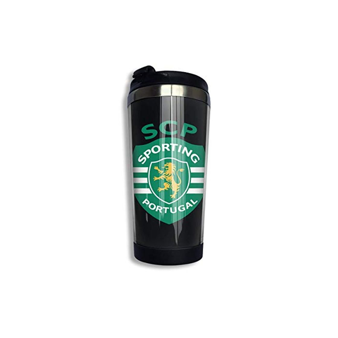 Product dfjdfjjgfhd Sporting Lisbon Custom Taza de café with Lids 14 OZ Morning Taza de té de viaje Tumbler Mug