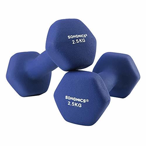 Producto SONGMICS Juego de 2 Mancuernas para Gimnasio y Entrenamiento 2 x 2