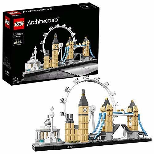 LEGO Architecture - Londres, Set de Construcción del Skyline con Big Ben,