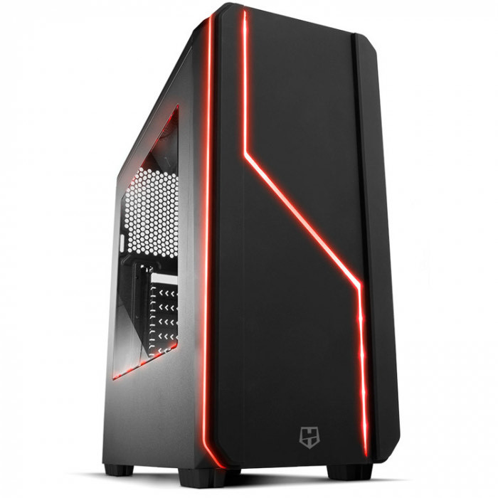 Social Caixa ATX Nox Hummer MC com Janela Preta