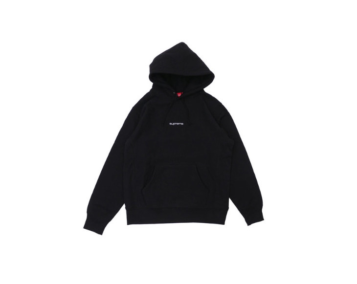 Product Supreme Compact Logo Hoodie Black