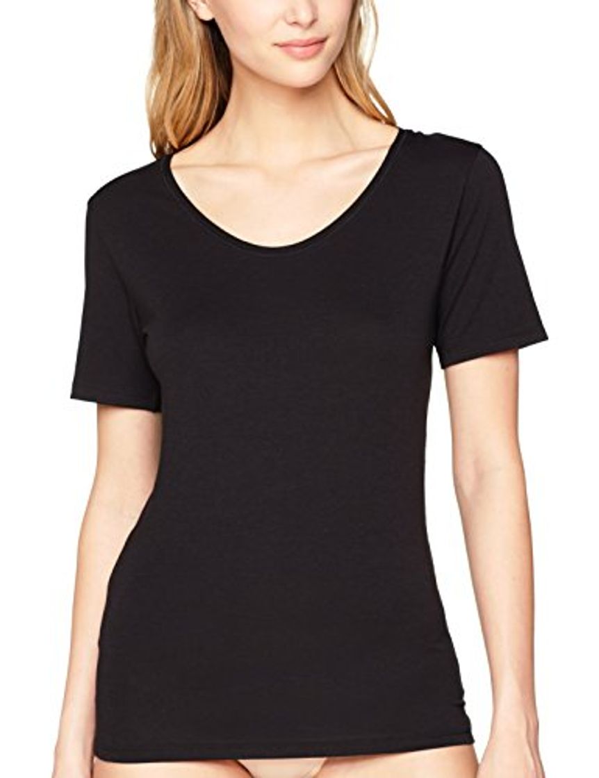 Fashion Playtex APP01BU, Camisa Deportiva para Mujer, Negro