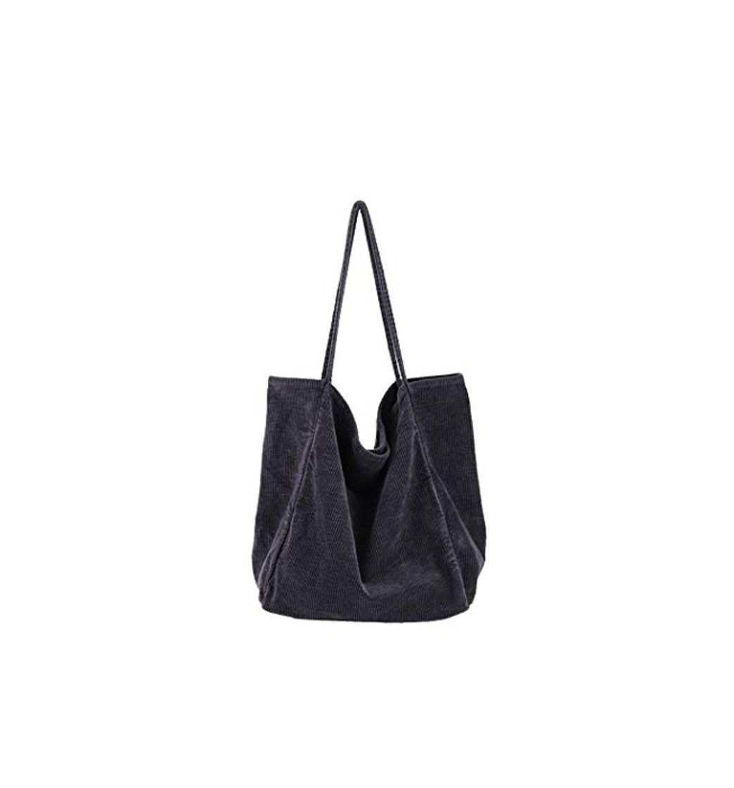 Product Howoo Mujer Grande Pana Retro Bolsa de Hombro Casual Bolso Moda Bolsa