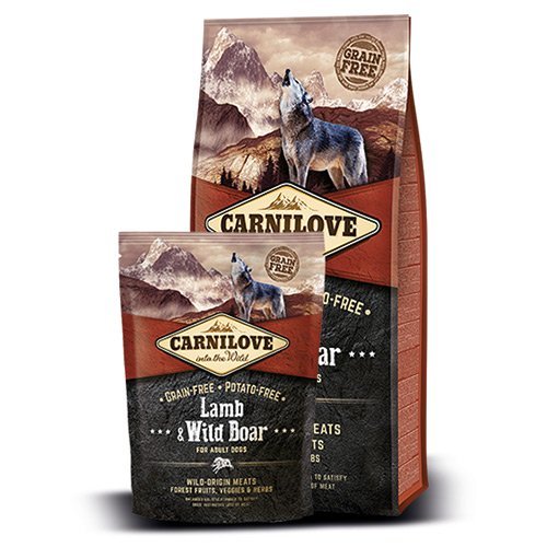 Moda CARNILOVE LAMB & WILD BOAR 12KG

