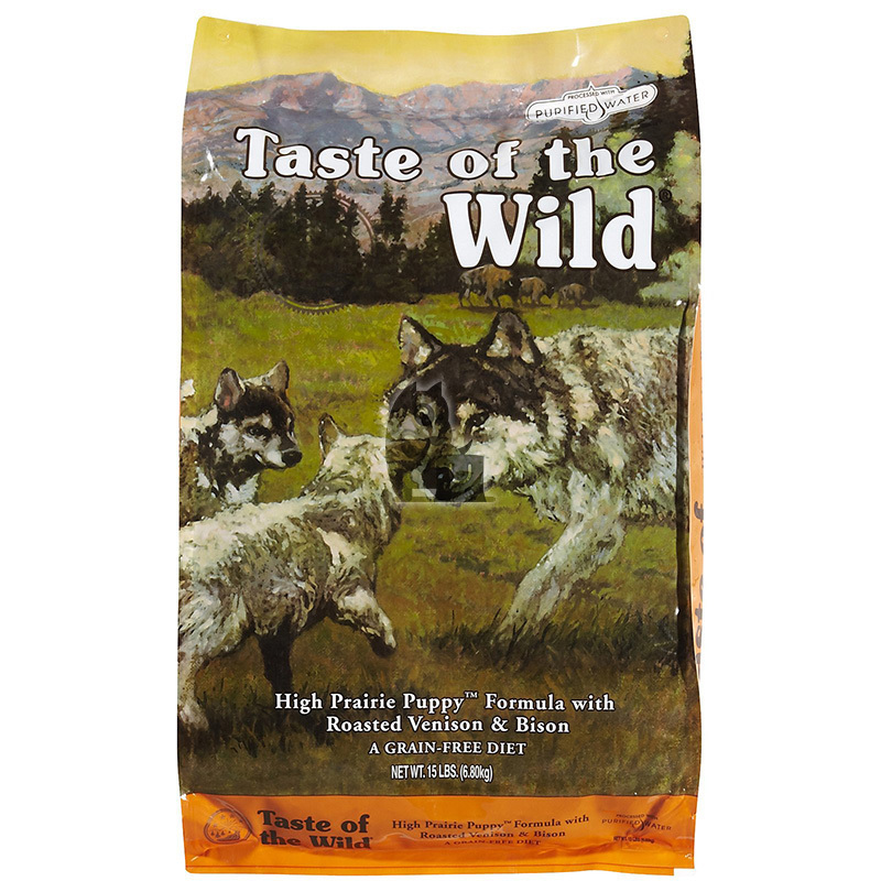 Moda TASTE OF THE WILD HIGH PRAIRIE PUPPY BISONTE E VEADO

