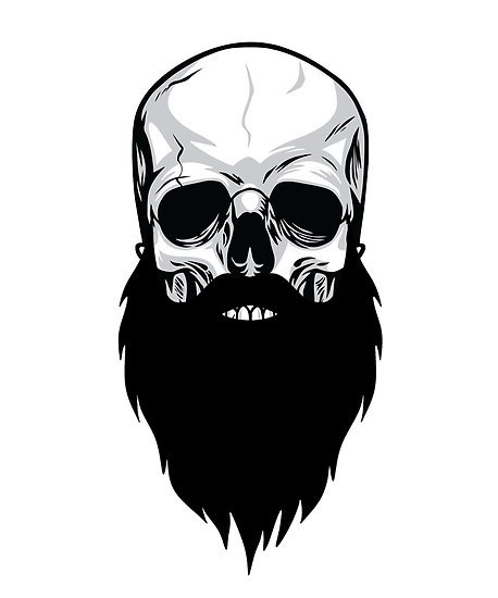 Music Bearded Skull