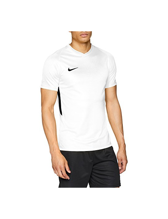 Social Nike M Nk Dry Tiempo Prem JSY SS Camiseta, Hombre, Blanco