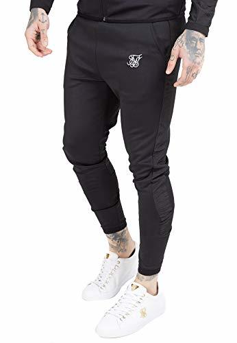 Place Sik Silk de los Hombres Joggers de Nylon Arrugado