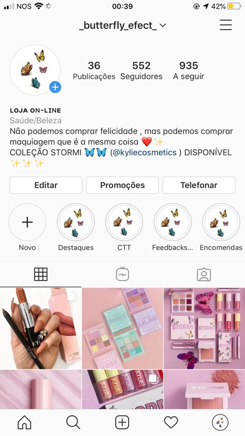 Fashion Instagram da página 