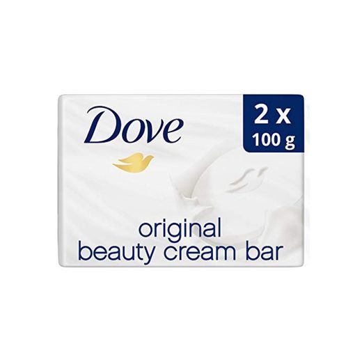 Dove Original Jabón en Pastilla para Piel Tersa y Suave con ¼