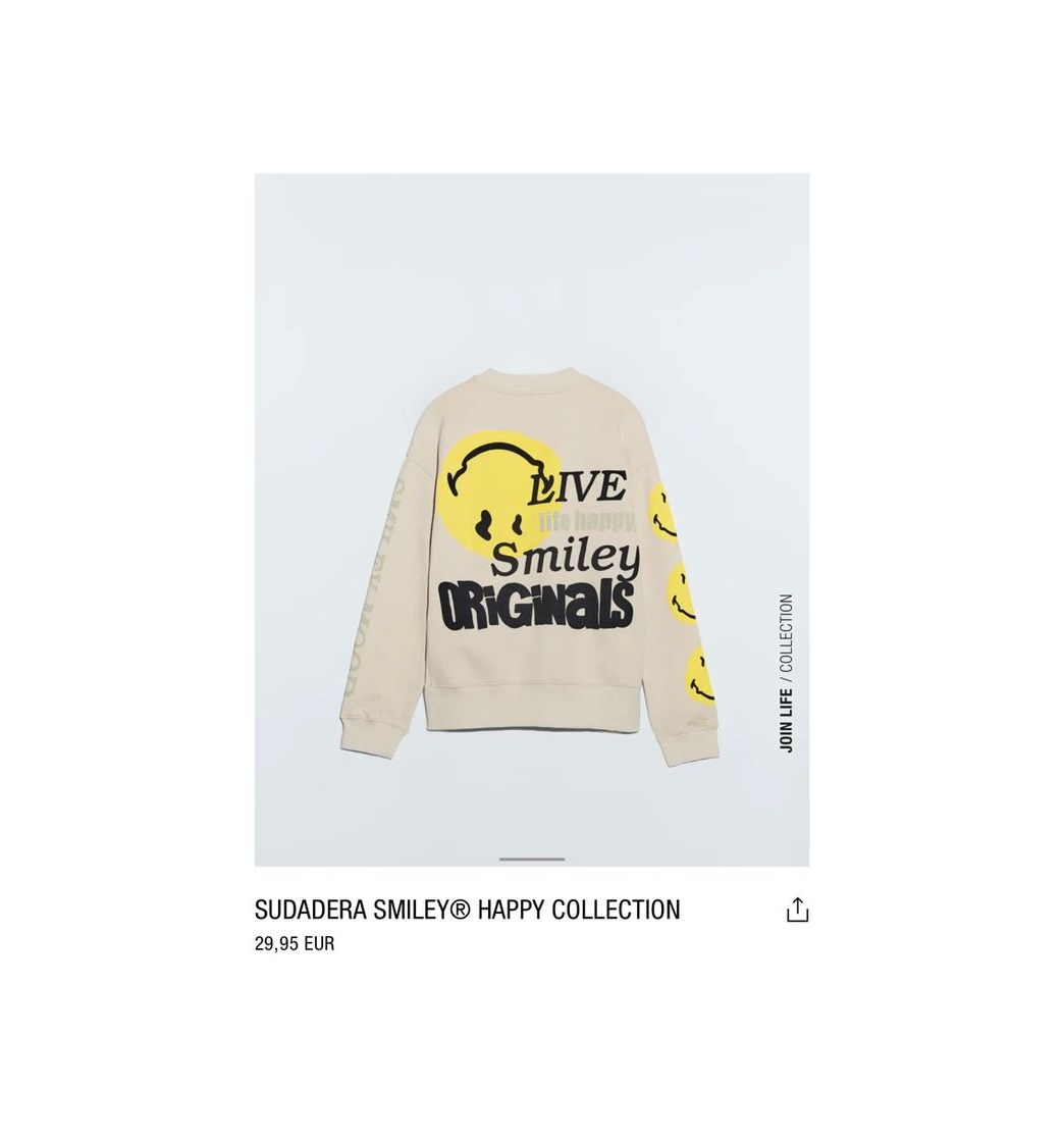 Moda SUDADERA SMILEY